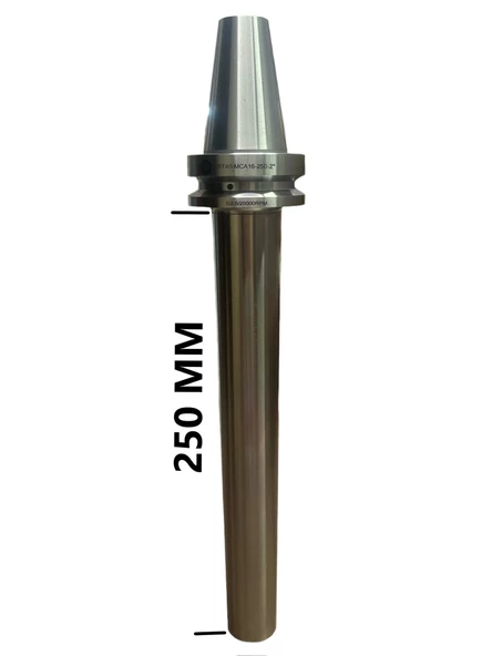 BT40 MCA16 - 250 BOY VİDALI TUTUCU M16X250 BOY VİDALI TUTUCU 20.000 devir balans alınmıştır