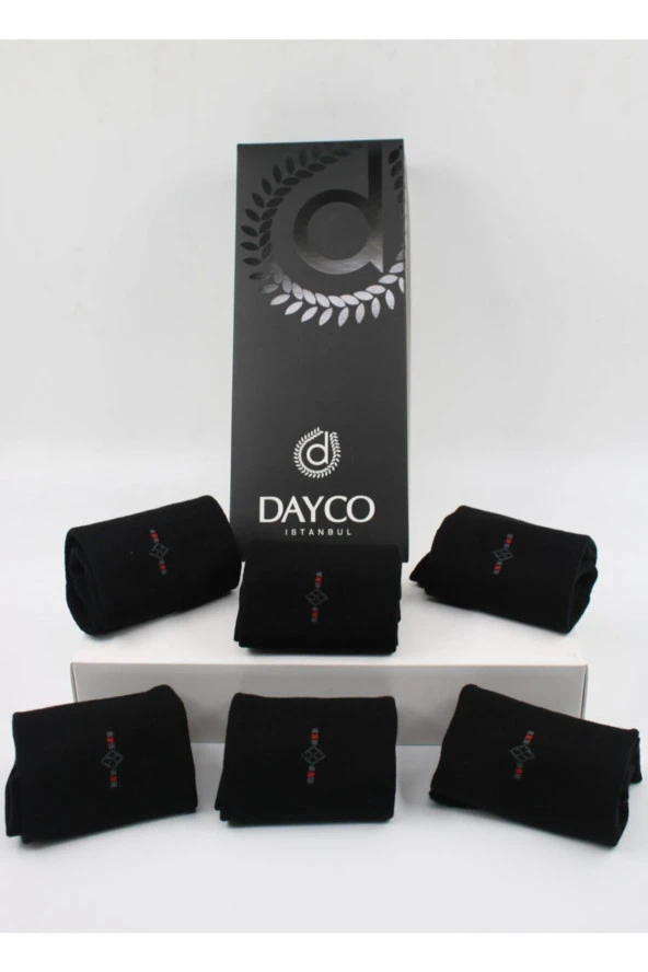 Premium Klasik Uzun Boy Siyah Renk Kışlık Erkek Bambu Soket Çorap - Resim 5