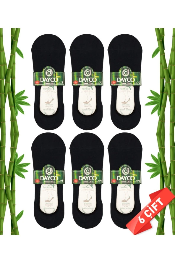 Premium Füme Erkek Babet Bambu Çorap 6'lı Set