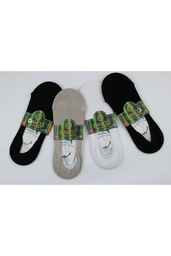 Bambu 4'lü Kadın Babet (siyah-bej-beyaz) - 6