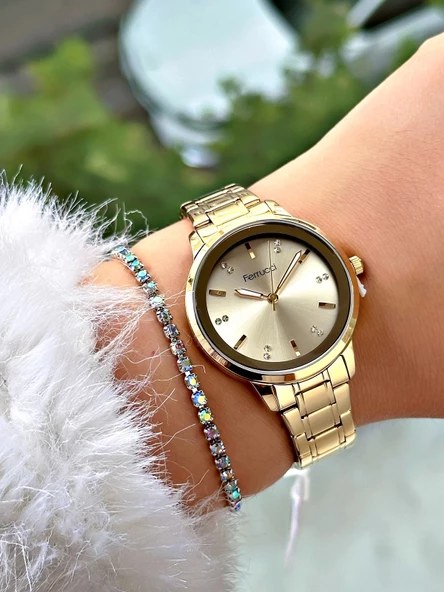 Ferrucci Bileklikli Kadın Kol Saati FC13863M.05 - Resim 5