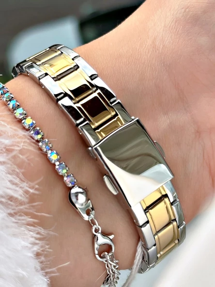 Ferrucci Bileklikli Kadın Kol Saati FC13863M.02 - Resim 3