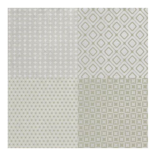 Periboia DecoHandy 30x30 cm Kendinden Yapışkanlı  Pvc Karo Mutfak Arası 4 Lü Karışık model  0,36m2 - 2