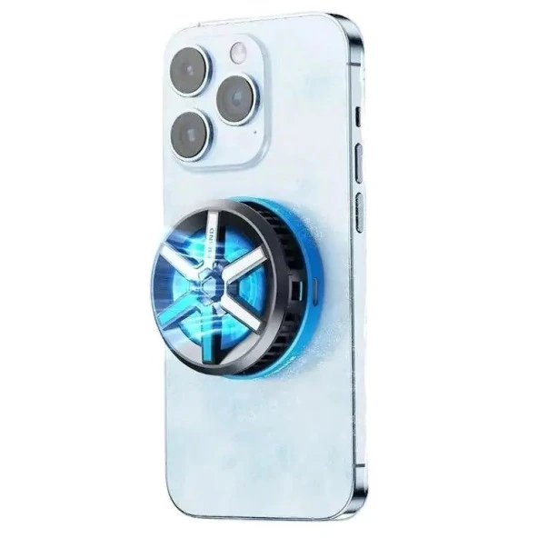 Hadron HDX4373 Radyotörlü Magsafe Rgb Işıklı Telefon Soğutucu Fan - 5