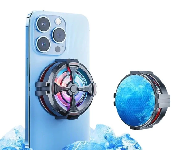 Hadron HDX4377 Magsafe Rgb Işıklı Klipsli Radyatörlü Telefon Soğutucu Fan - 6