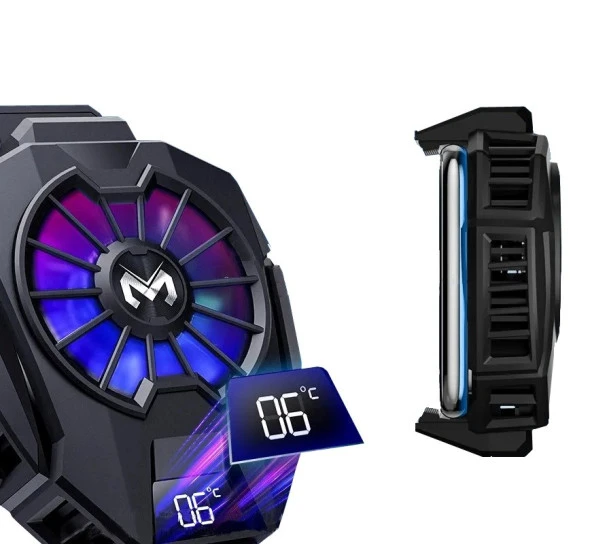 Hadron HDX4367 Radyatörlü Isı Göstergeli Rgb Işıklı Tablet Soğutucu Fan - 3