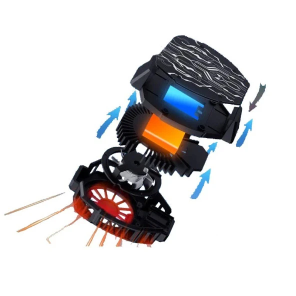 Hadron HDX4367 Radyatörlü Isı Göstergeli Rgb Işıklı Tablet Soğutucu Fan - 8