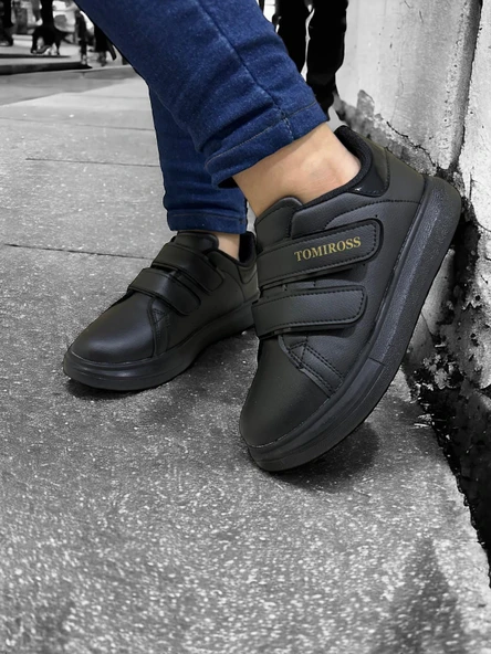 Noah Siyah Garantili Unisex Çocuk Cırtlı Rahat Günlük Sneaker Ayakkabı Noah-6327 ürün görseli