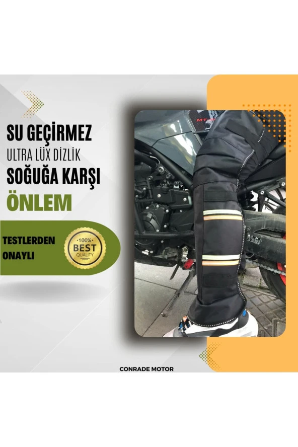 Su Geçirmez Dizlik Motorcu Dizliği Rüzgar Geçirmez Onaylı