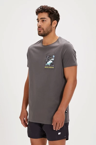 BAD BEAR Francis Asphalt Men's T-Shirt - 2