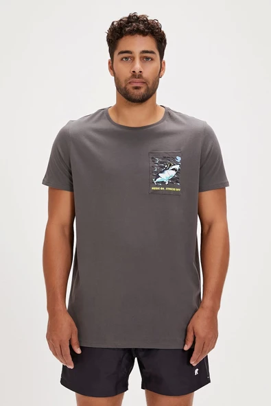 BAD BEAR Francis Asphalt Men's T-Shirt