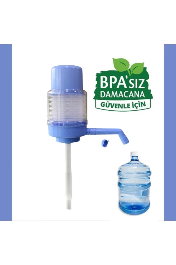 Şeffaf Vakumlu Turbo Manuel Damacana Su Pompası - Resim 2