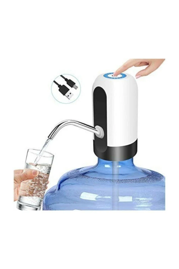 Otomotik Şarjlı Damacana Su Pompası Usb Şarjlı Otomatik - Resim 4