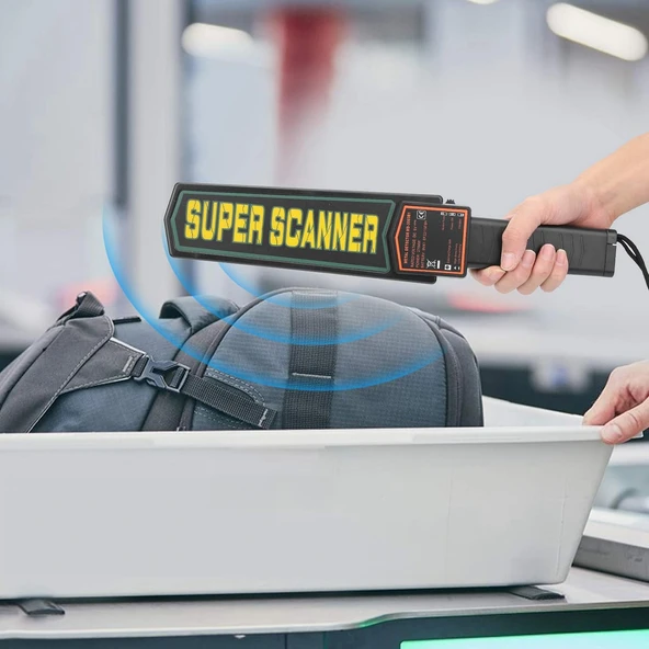 HyMark Süper Scanner MD-3003B1 El Tipi Üst Arama Dedektörü 9V Pil Dahil - 5