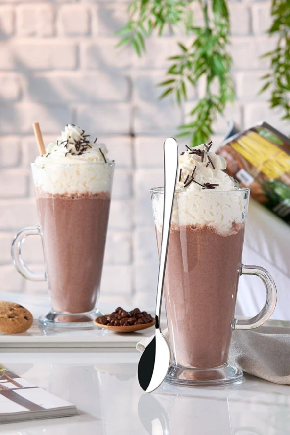 1 Adet Uzun Kaşık Kokteyl Cezve Kaşığı Mocca Latte Kaşığı 22 Cm - 2