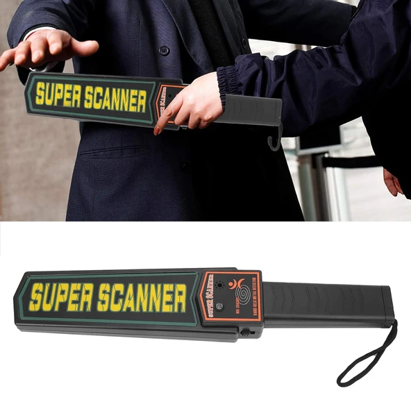 HyMark Süper Scanner MD-3003B1 El Tipi Üst Arama Dedektörü 9V Pil Dahil - 6