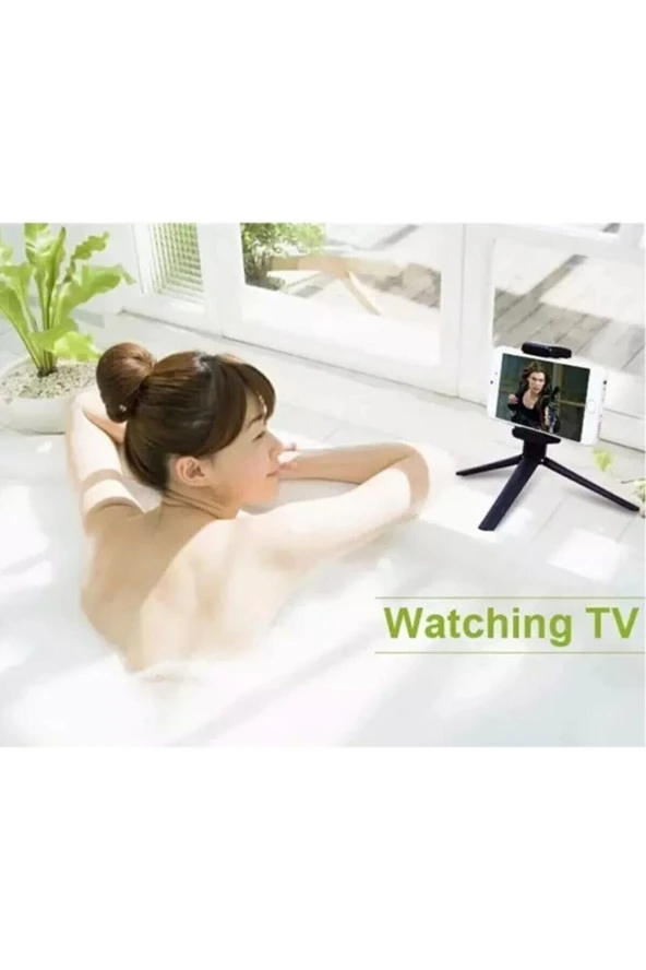 Üçgen Ayaklı Telefon Kamera Fotoğraf Makine Tutucu Tripod Ayak - 3