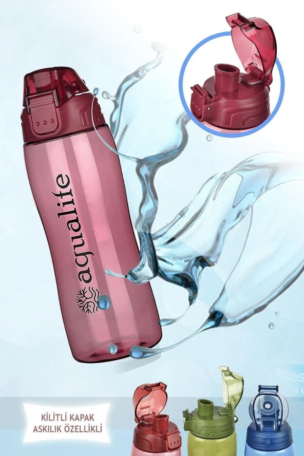 Titiz 750 Ml Cascada Matara Policarbon Kilitli Kapaklı - 2