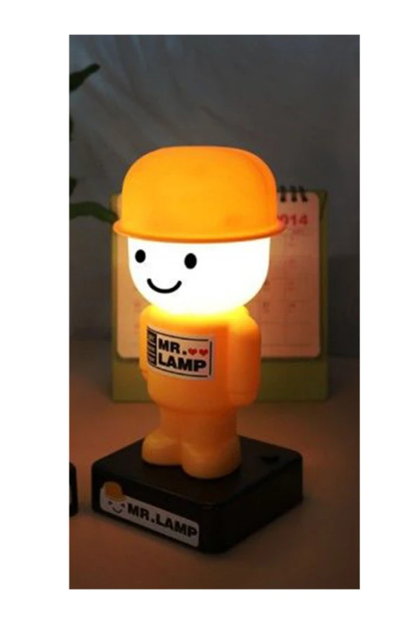 MR.LAMP Çocuk Odası Gece Lambası Sarı