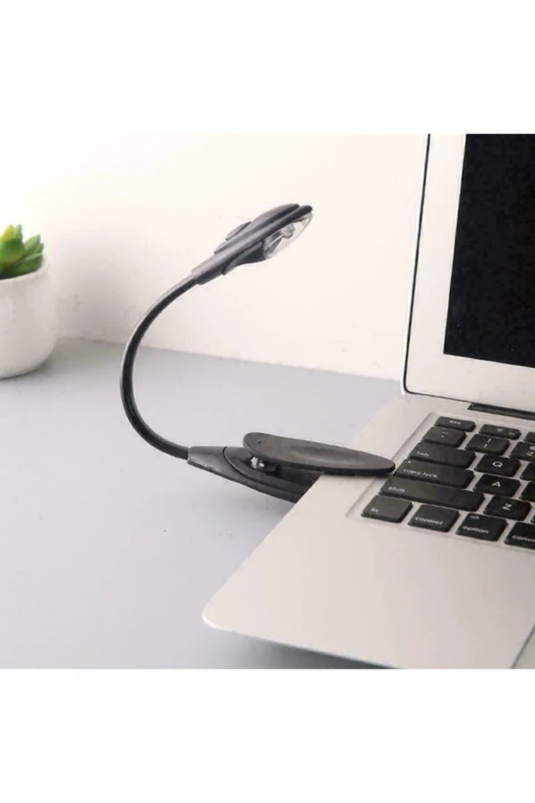 Mandallı Led Kitap Okuma Lambası Desk Kitap Okuma Işığı Led Masa Lambası - 4