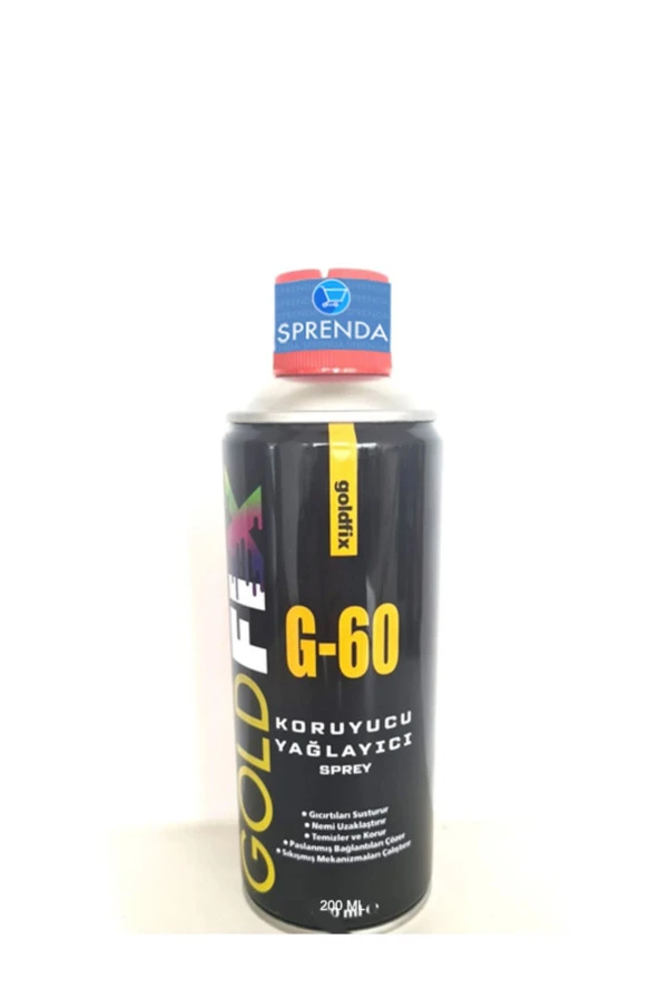 Goldfix G-60 Koruyucu Pas Sökücü Ve Yağlayıcı Sprey 200 ml