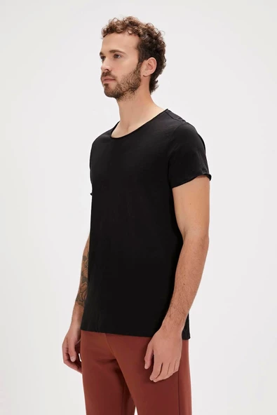 Bad Bear O-Neck T-Shirt Siyah Basic Erkek Tişört - 3