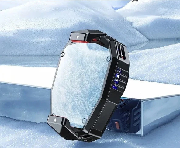 Hadron Hdx4602 Işıklı Isı Göstergeli Klipsli 3 Kademeli Radyatörlü Telefon Soğutucu Fan - 5