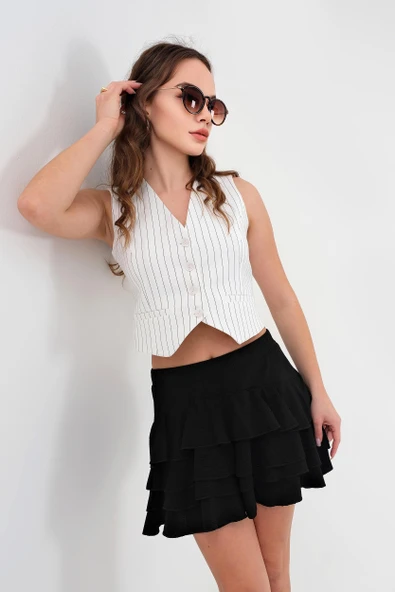 Mykonos Siyah Etek - 2