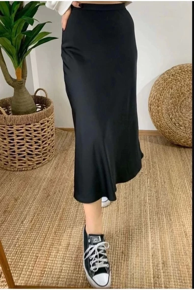 Siyah Saten Etek - 2