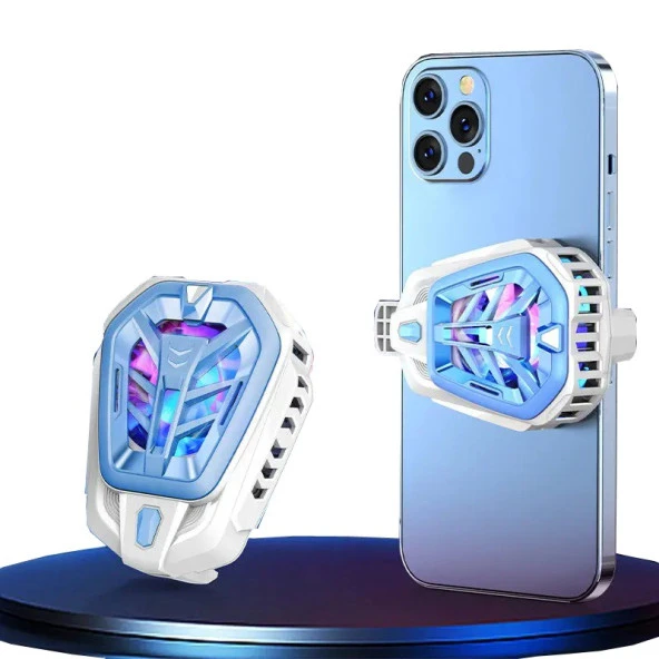 Hadron HDX4359 Rgb Işıklı Radyatörlü Telefon Soğutucu Fan - 2