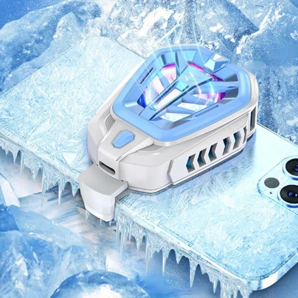 Hadron HDX4359 Rgb Işıklı Radyatörlü Telefon Soğutucu Fan - 4