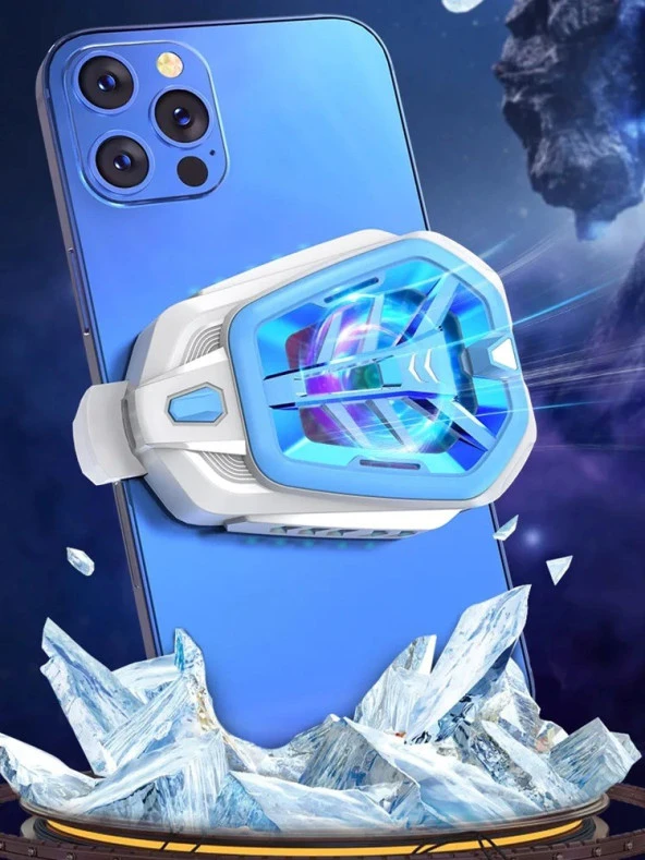 Hadron HDX4359 Rgb Işıklı Radyatörlü Telefon Soğutucu Fan - 5