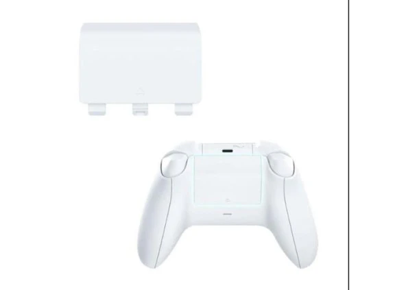 Cosmostech Xbox Series S ve X Uyumlu Oyun Kolu Batarya Pil Kapağı Beyaz - 10