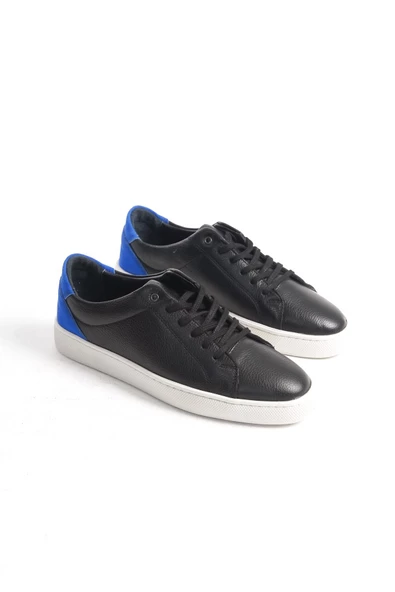 Hakiki Deri Erkek Günlük Bağcıklı Spor Ayakkabı Sneaker - 8