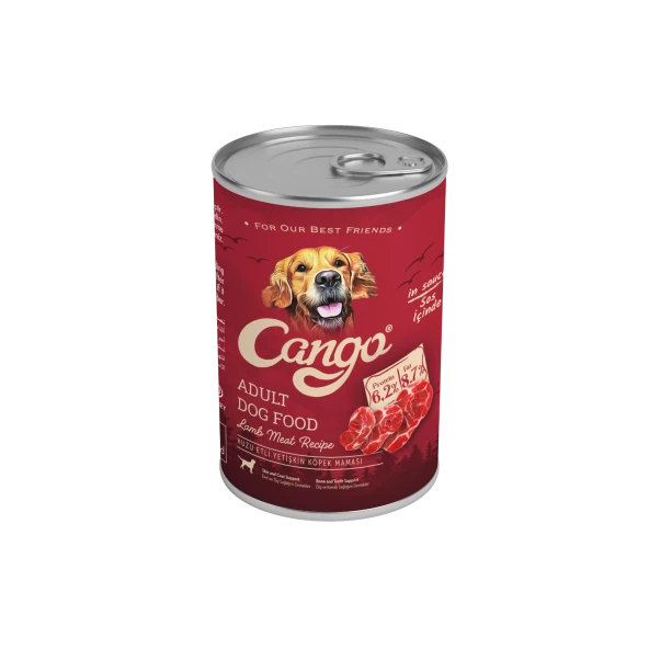 Cango Yetişkin Yaş Köpek Maması Kuzu Etli 415Gr