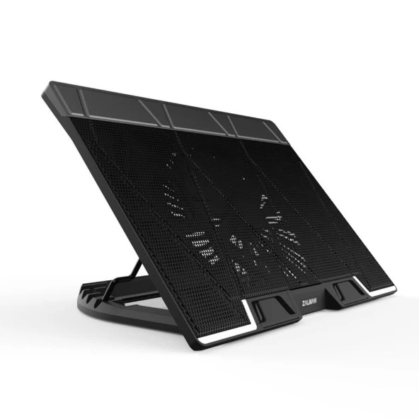 Zalman ZM-NS3000 Beyaz LED Aydınlatmalı 200mm Fan 17 Notebook Soğutucu Stand