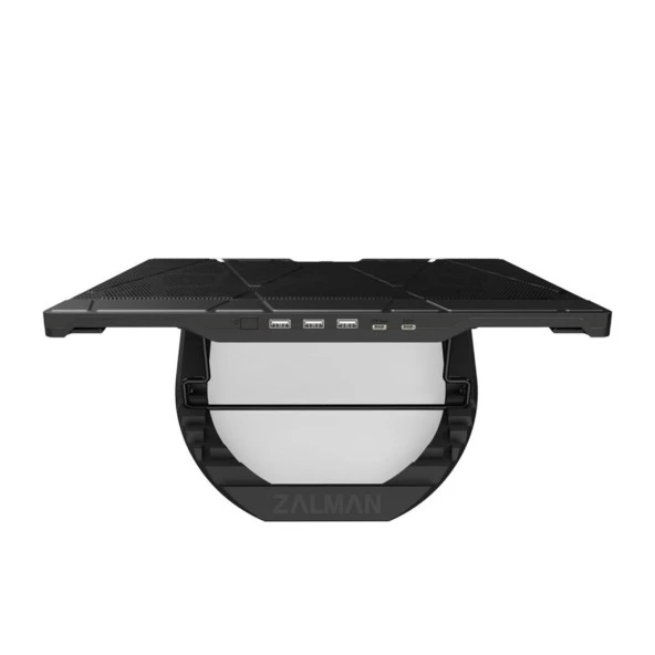 Zalman ZM-NS3000 Beyaz LED Aydınlatmalı 200mm Fan 17 Notebook Soğutucu Stand - 4