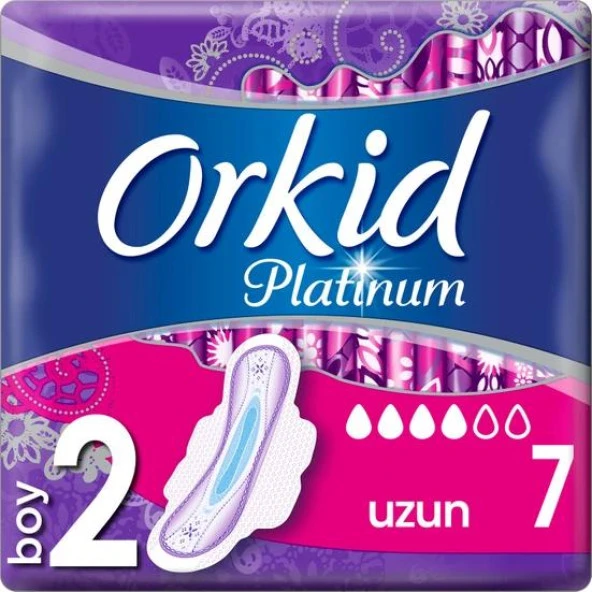 Orkid Ultra Extra Hijyenik Ped Uzun Tekli Paket 7 Adet