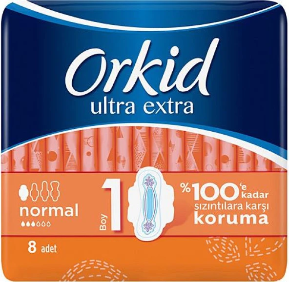 Orkid Ultra Extra Normal 8 Adet Hijyenik Ped