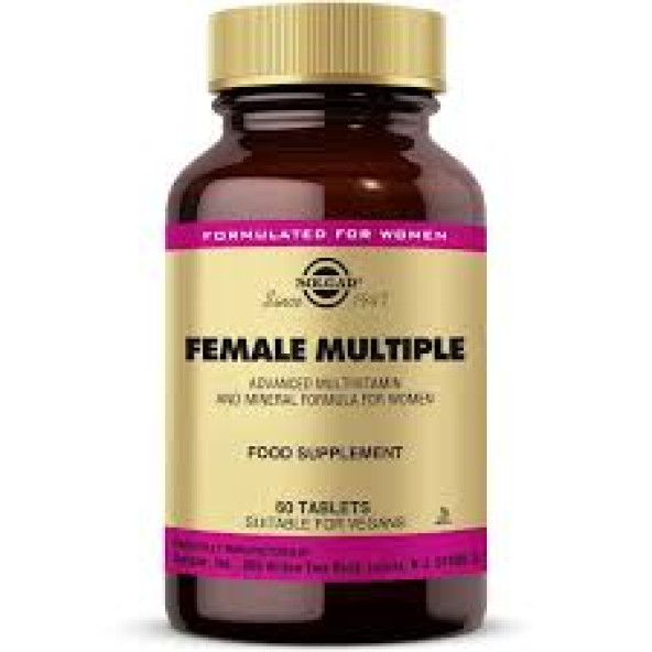 SOLGAR FEMALE MULTIPLE TABLET 60 TABLETLIK AMBALAJ