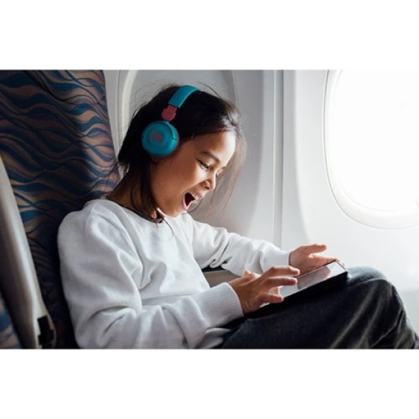 JBL JR310BT Kablosuz Kulak Üstü Çocuk Kulaklığı - Mavi - 8