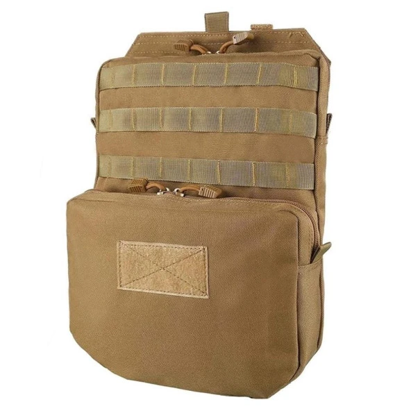 Taktikal TK1003 Molle Suluk Yelek Eklenti Çantası Camo