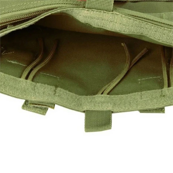 Taktikal TK1003 Molle Suluk Yelek Eklenti Çantası Haki - 7
