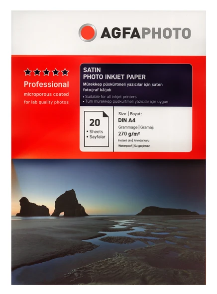 Agfa Photo A4 270gr 20'li Mat İnkjet Kağıt ürün görseli