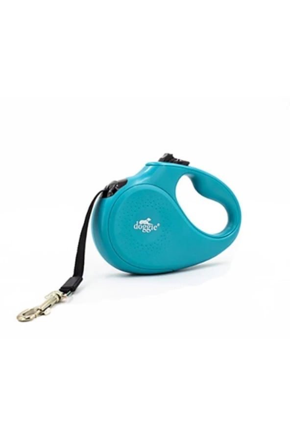 Doggie Otomatik Uzatma Tasması Master Turkuaz Small - 15 Kg 5 Mt ürün görseli 1