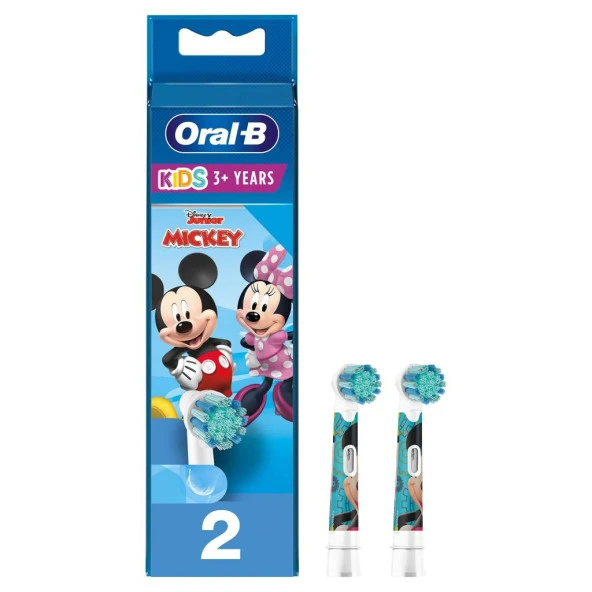 Oral-B Çocuklar İçin Yedek Başlık Extra Yumuşak 2'li Mickey