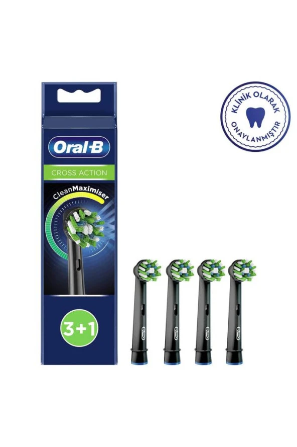 Oral-B Cross Action 3+1 Cleanmaximizer Teknolojili Yedek Fırça Başlığı