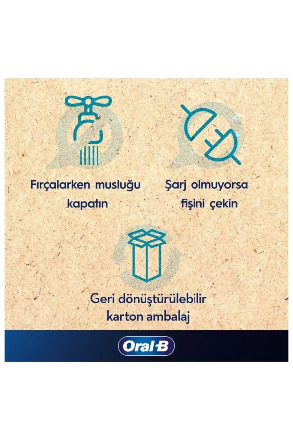Oral-B Pro Series 1 Ikili Paket, Siyah Ve Mavi Elektrikli Diş Fırçaları, 2 Diş Fırçası Başlığı - 5
