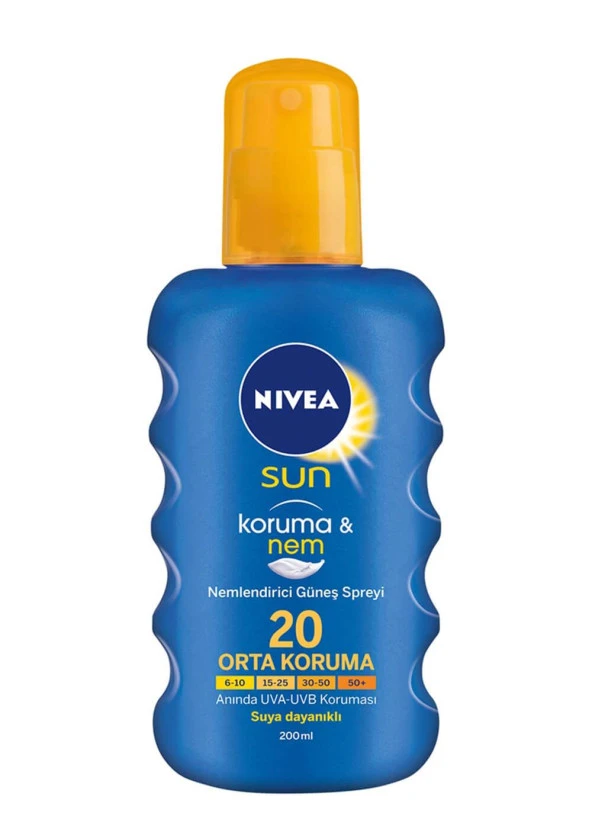 Nivea Sun Koruma&nem Nemlendirici Güneş Spreyi Spf 20 200ml