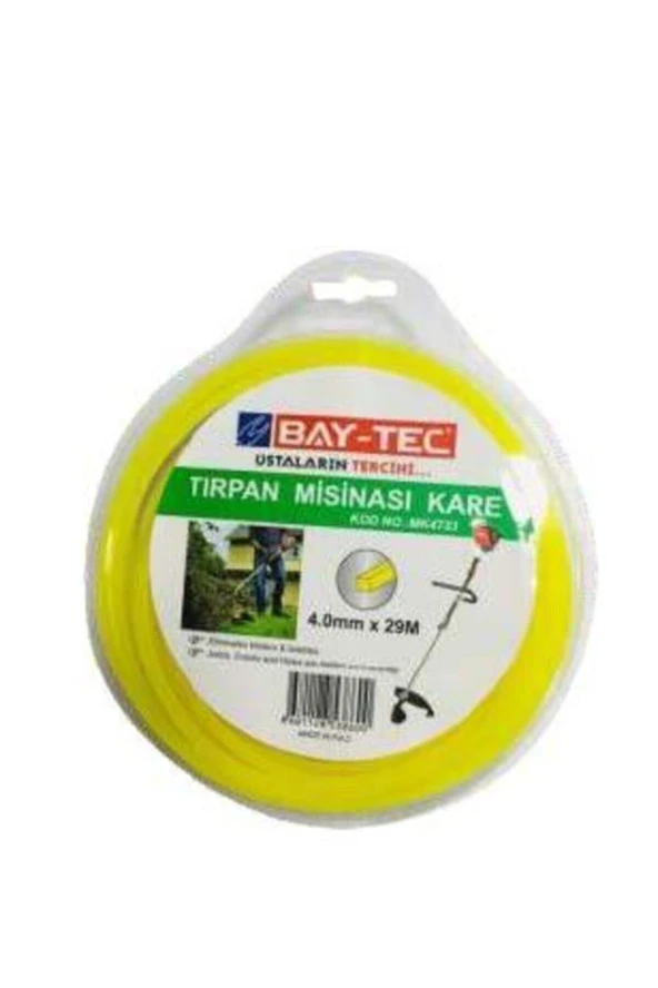 Bay-tec Tırpan Misinası Kare 4.0mmx29mt